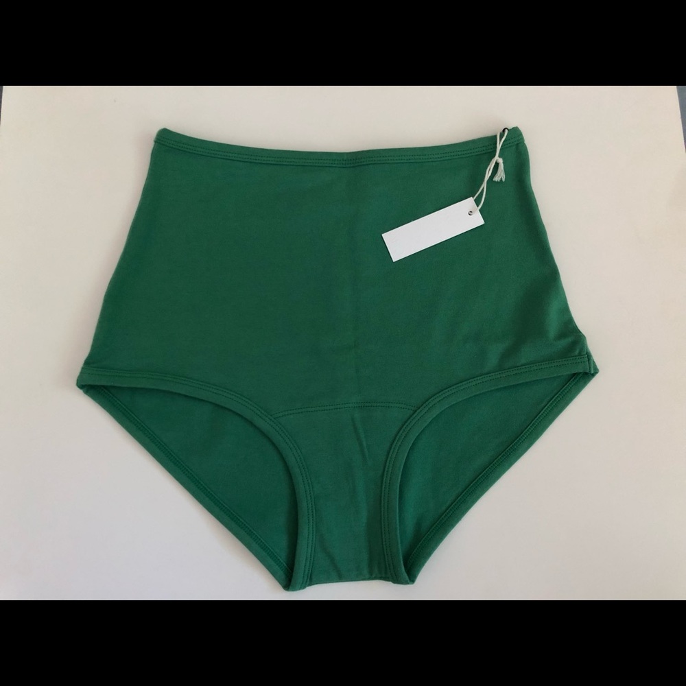 ARQ High Rise Undies SzMed Verdant NWT
